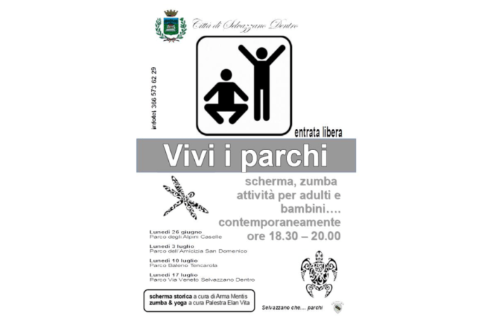 Vivi i parchi estate 2017 a Selvazzano Dentro