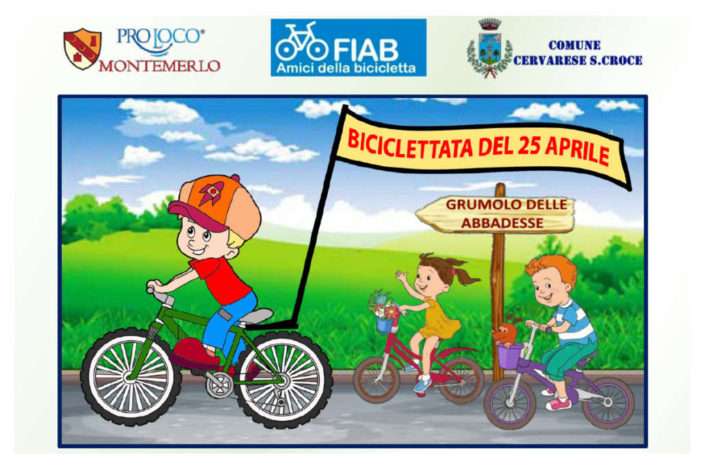 Biciclettata 25 aprile 2017 a Cervarese Santa Croce