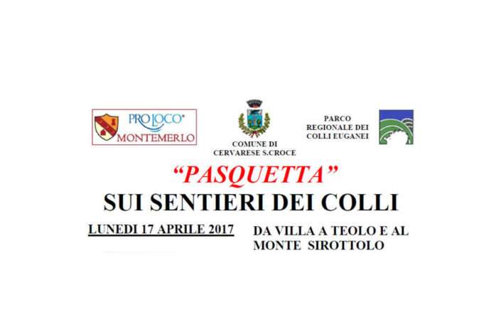 Pasquetta sui sentieri dei colli (aprile 2017)