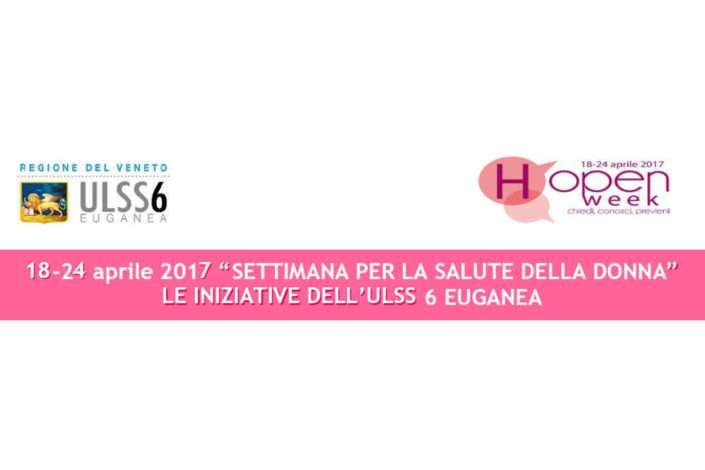 Settimana per la salute della donna agli ospedali riuniti Padova Sud (aprile 2017)
